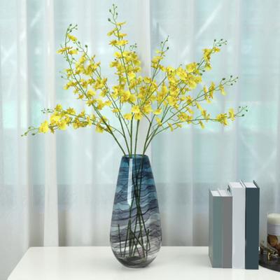 Artificial Phalaenopsis Flower Real Touch Faux Butterfly Orchid Branch for Tall Vase Wedding Home Office Party Hotel Decoration