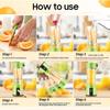 New Mini Portable Blender Bottle USB 6 Blades Fruit Fresh Juicer Smoothies Mixer Machine Crusher Food Processor for Kitchen