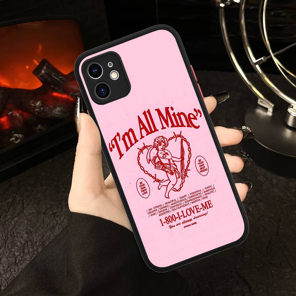 Middle Ages Retro Cupid Angel Matte Silicone Phone Cases For IPhone 16 13 15 12 11 Pro Max Plus For IPhone 14 15 Pro