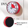 Kitchen Timer Alarm Large Dial Design Precise Timing Stainless Steel Magnet Cooking for Home