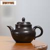 180ml Luxury Yixing Purple Clay Teapots Handmade Autumn Water Pot Raw Ore Da Hong Pao Covered With Ash Mud Kettle Zisha Tea Set