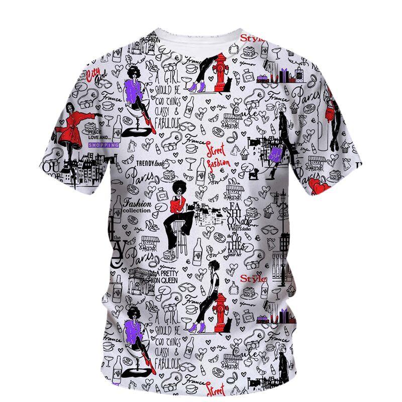 England Funny 3D Print T-Shirt Summer Fashion Round Neck Short Sleeve Oversized Harajuku Streetwear Men's and Women's Unisex T-shirts