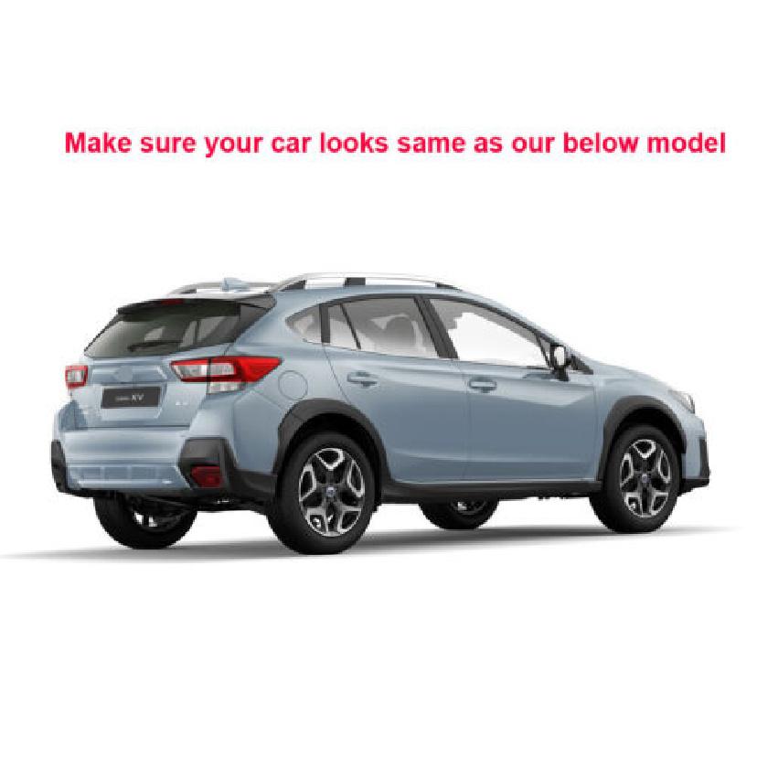 Front + Rear Fog Light Cover Trim for 2018- Subaru XV 6PCS Foglight Set