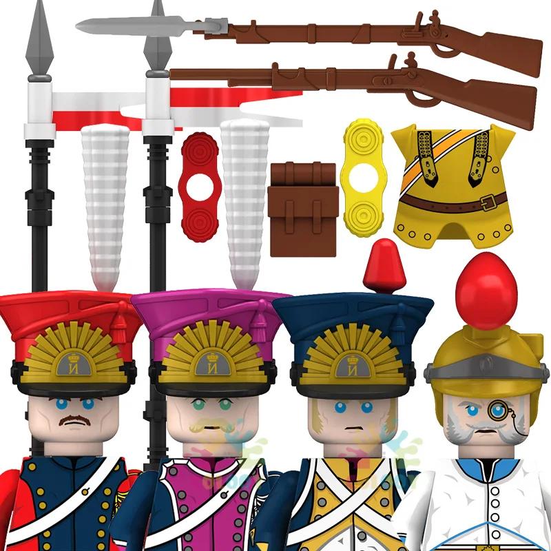 Дитячі Іграшки Наполеонівська Кавалерія Будівельні Блоки Військовий Кінь Сідло Солдати Міні Фігурки Іграшки Для Дітей Різдвяні Подарунки