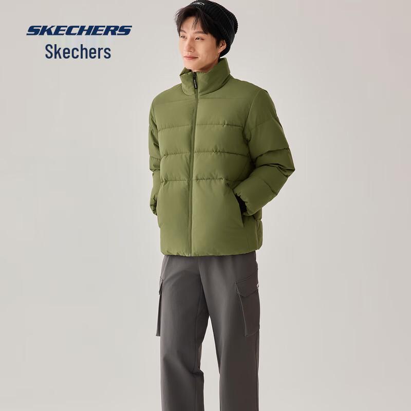 Skechers Men's Water-Repellent Padded Jacket
