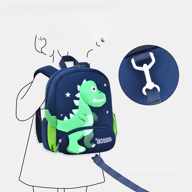 Kindergarten Cartoon Backpack for Boys and Girls, Diving Material, Lightweight Cute Mini Backpack for Toddlers