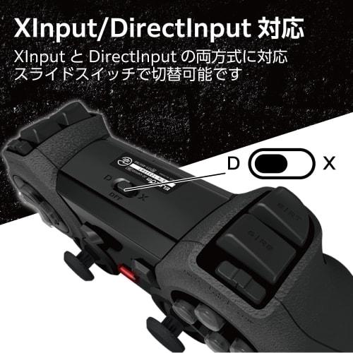 ELECOM Wireless Gamepad 13 Buttons Xinput Vibration Rapid Fire High Durability Black JC-U4113SBK