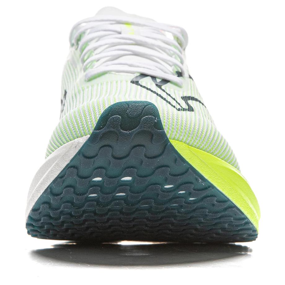 New LINING Feidian 5 Challenger Running Shoes Men's Low Top Standard White/Fluorescent Bright Green ARMV001-19