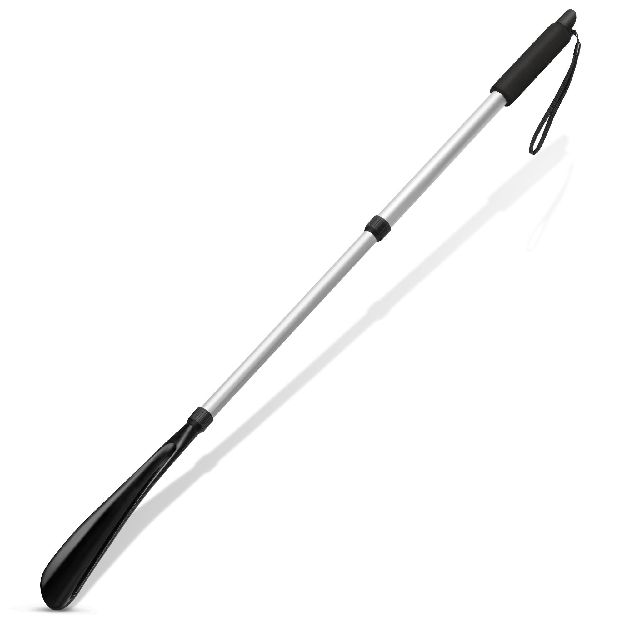 Retractable Shoe Horn Plastic Shoehorn extra Long Handle Shoehorn foldable portable Durable Shoe Accessory Lifter for seniors