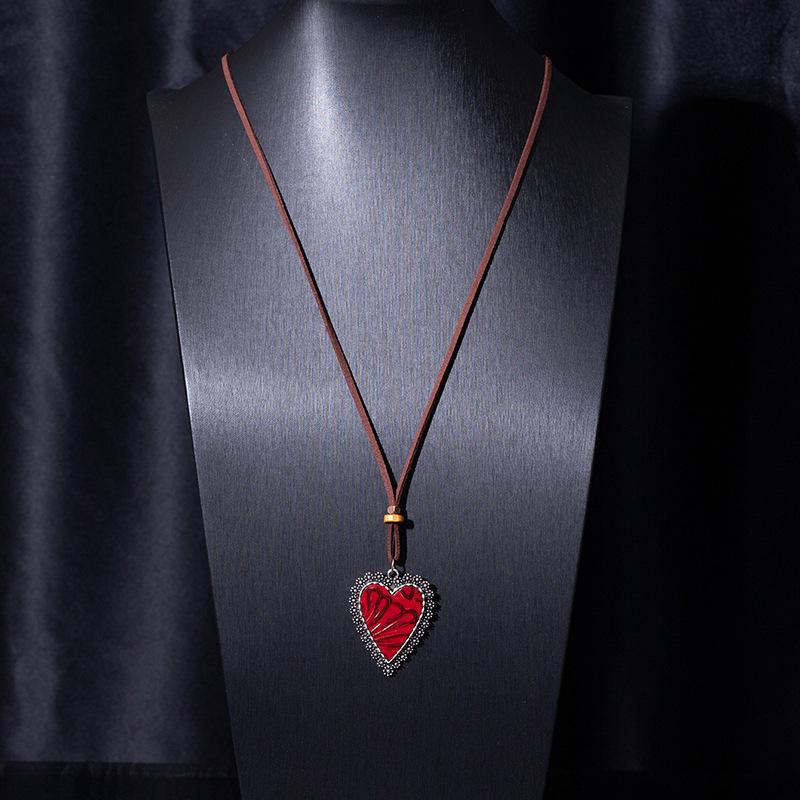 Bohemian Tassel Flower Pendant Retro Ethnic Necklace - Handmade Long Woven Design