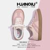 Global pink flat-bottomed Dexun shoes women's ZHQ-XA363 summer 2025 new versatile niche student shoes women