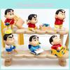 Crayon Shinchan Pvc Figure Set With Blind Box Display For Collectors And Kids