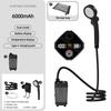 Portable Shower for Camping 6000mAh Rechargeable Camping Shower with Shower Head Intelligent LED Display Electric Shower Pump