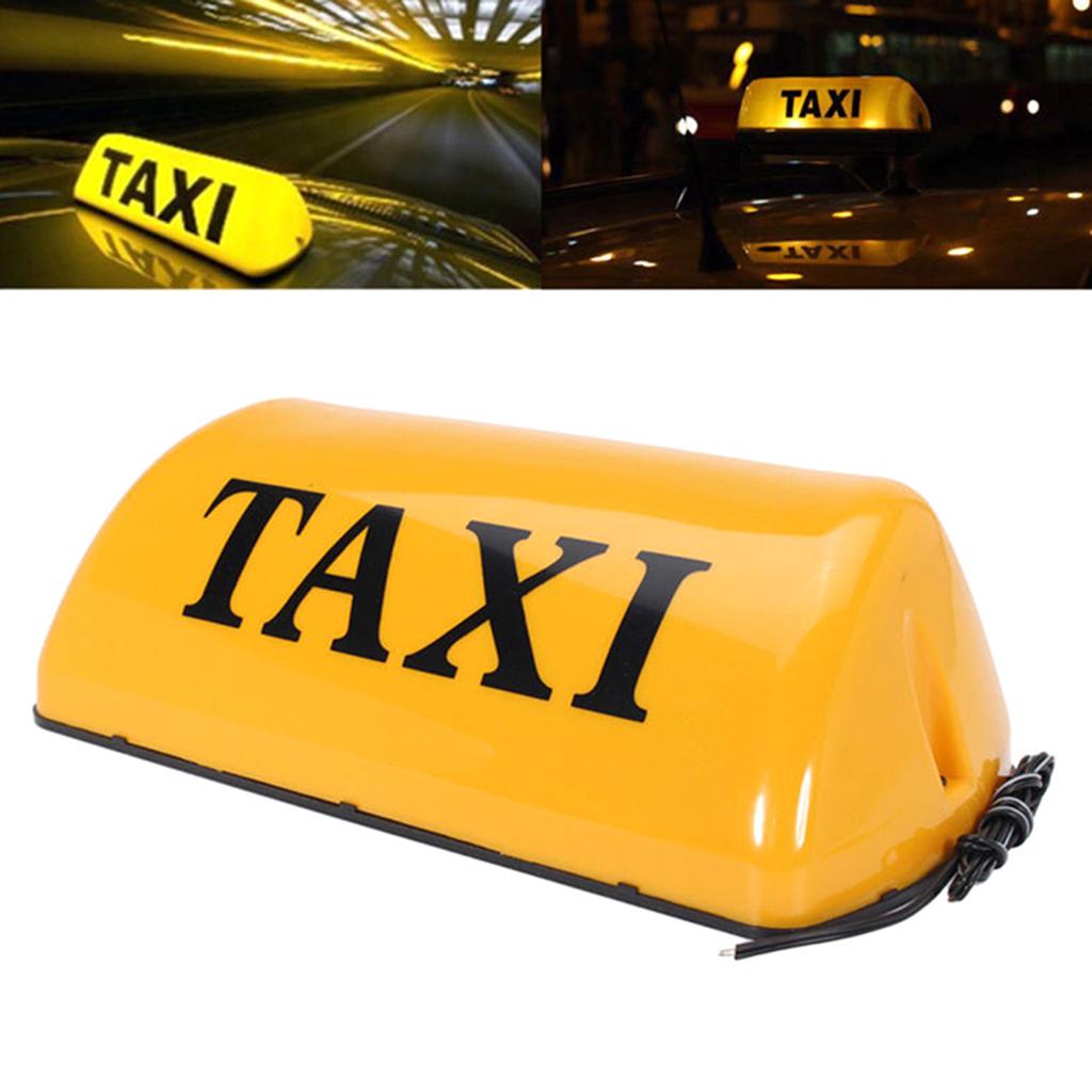 Illuminated Waterproof Cab Roof Replacement Topper Sign Lamp Vehicle Magnetic Super Bright Taxi Top Light Dome Universal