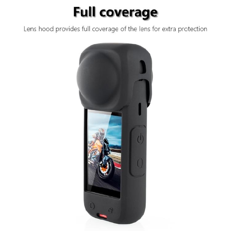 Silicone Encasement for Insta 360X4 Adventure Camera, Full Lens Shield, User Friendly Interface