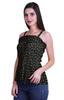 Moomaya Casual Shoulder Strap Flared Hem Cotton Slub Printed Women Summer