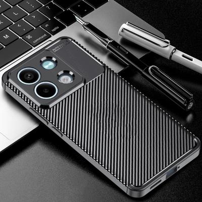 Custodia Redmy Note 13 Pro 5G 4G in fibra di carbonio con motivo TPU morbido per Xiaomi Redmi Note13 Pro+ Pro Plus 5G, protezione per fotocamera, Fundas