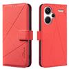 For Xiaomi Redmi Note 13 Pro+ 5G Case BINFEN COLOR BF35 Geometry Imprinted Leather Phone Cover RFID Blocking Wallet Stand