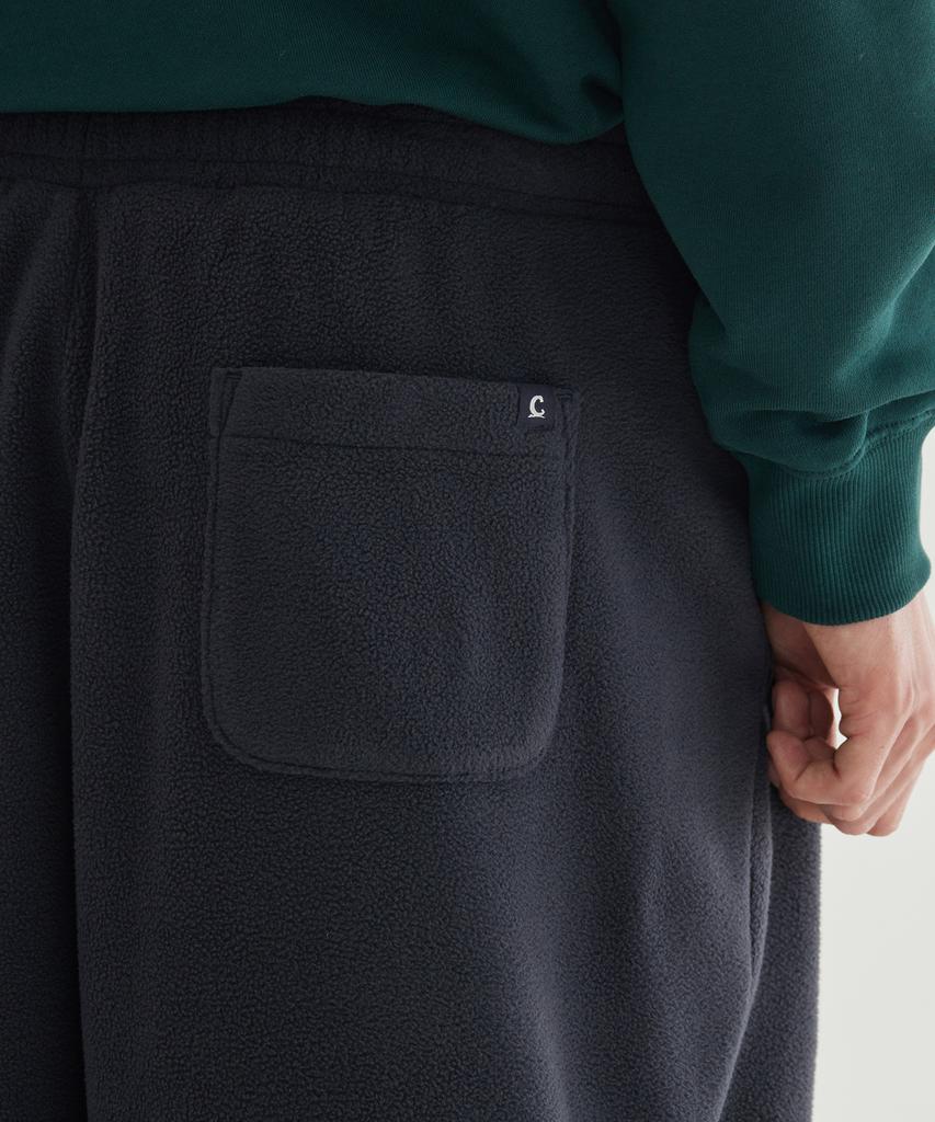 COVERNAT Warm-On Arch Logo Wide Fleece Pants Ivory