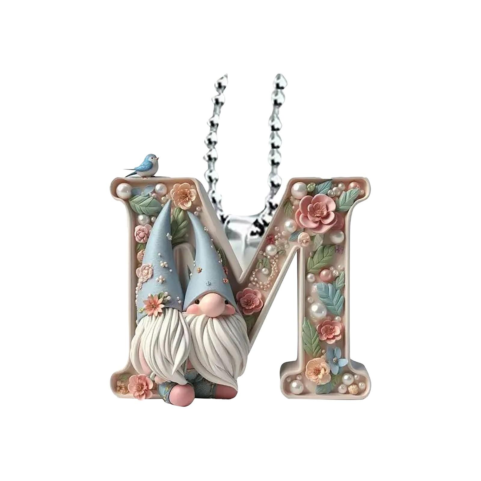 

2D Самолет Рождественская Акриловая Гном Буква Рождественская Елка Подвеска One Size