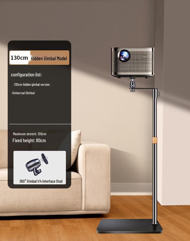 Universal Floor Projector Stand with Bedside Table Tray