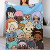 Toca Boca Throw Blanket Long Lasting Soft Plush Blanket For Daily Use