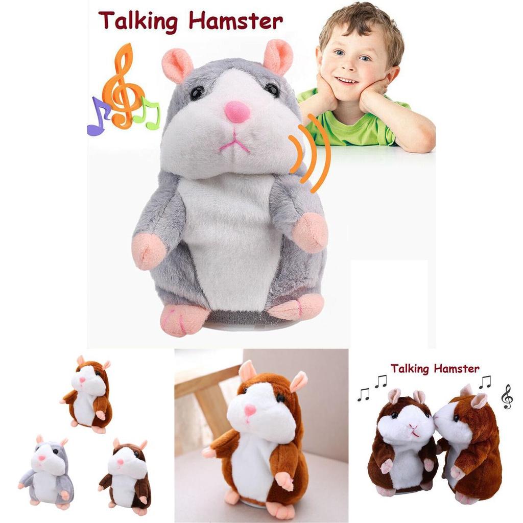 Cute Talking Hamster Pet Plush Toy Kids Sound Record Toy | 15/18cm