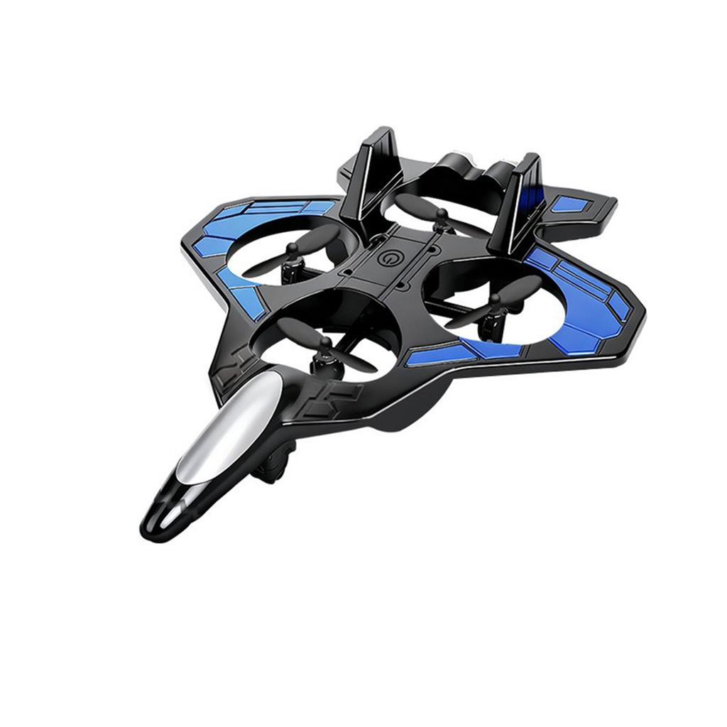 E72 RC Foam Airplane Glider with LED Lights 2.4G EPP Stunt Remote Control Fighter Plane Rechargeable Flying Toy