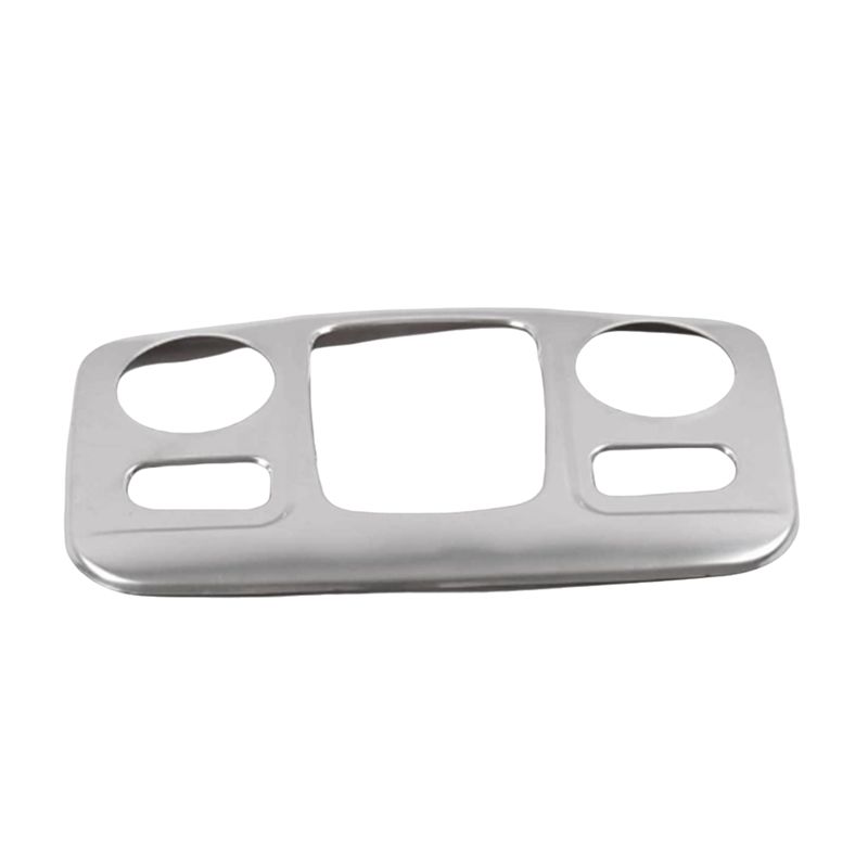 Car Interior Accessories Reading Light Cover Stainless Steel Trim Frame For 5008 Rear Light Cover серебряный