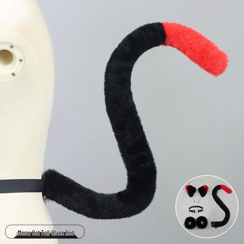 Handmade Plush Cat Girl Maid Fox Beast Ear Headband Hair Accessory