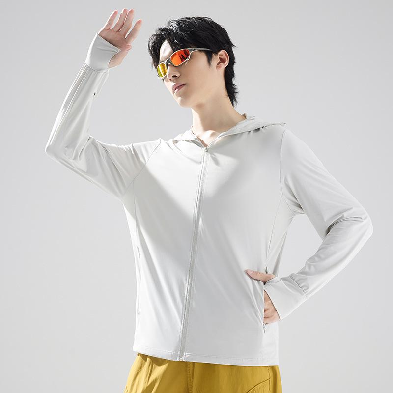 Unisex UPF50+ Ice Silk Sun Protection Jacket - Lightweight, Breathable, Anti-UV Summer Outdoor Wear
