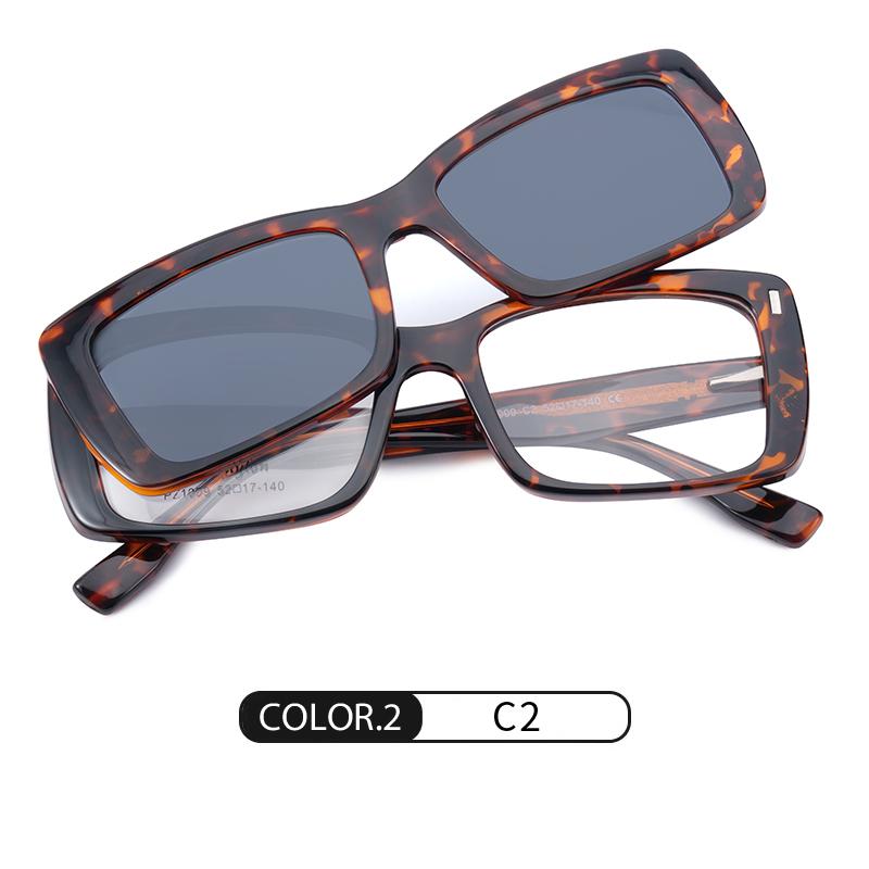 

Fashion Sunglasses Clip On Polarized Sun Glasses Women Luxury Brand Vintage Myopia Prescription Optical Eyelasses Frame Female 52-17-140