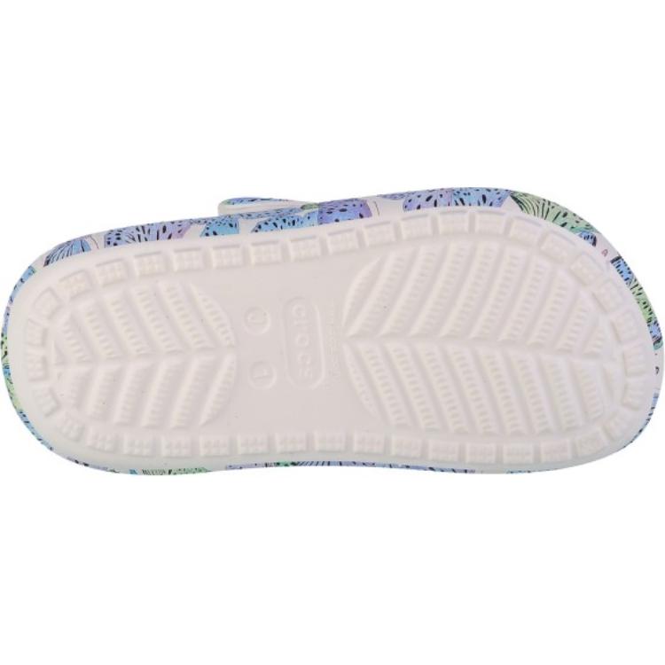 Crocs Cutie Crush Butterfly Comfortable Simple Quick-Dry Low-Top Sandals Kids sandals White 208298-94S