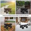 Garden Cart Cover 149x94x15cm Foldable Trolley Rain and Dust Cover Oxford Cloth Trolley Protector Canopy for Lawn Yard