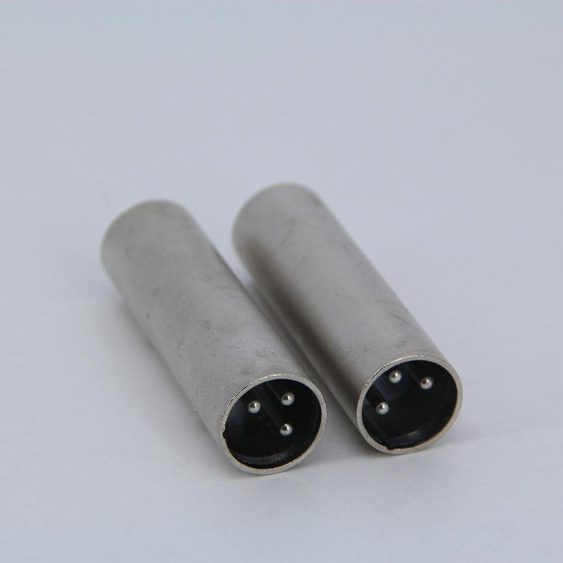 1pcs/2pcs 3 Pin 3pin XLR Male To XLR Male SIM Card and Adapters MIC Power Microphone for Plug Connector Adapter