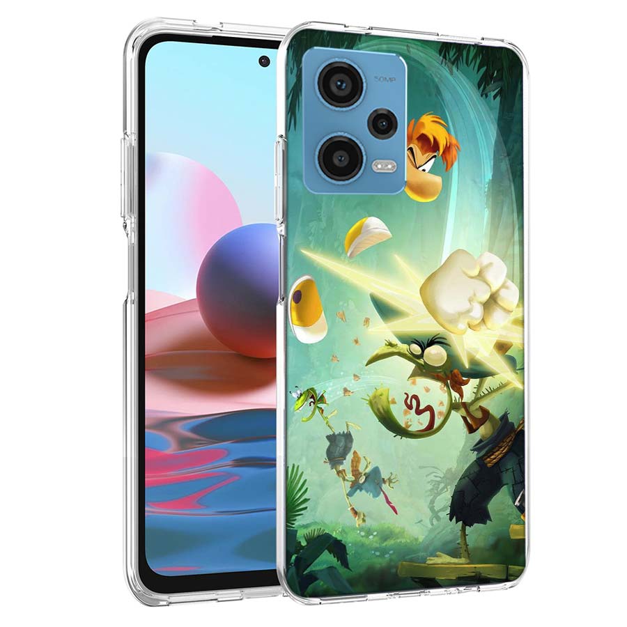 Game Rayman Legends Phone Case For Redmi Note 13 12 14 15 Pro Plus 13R 11 11T 11E 11S 10 Pro 10S 9 9S Cover Cell Clear TPU Capa