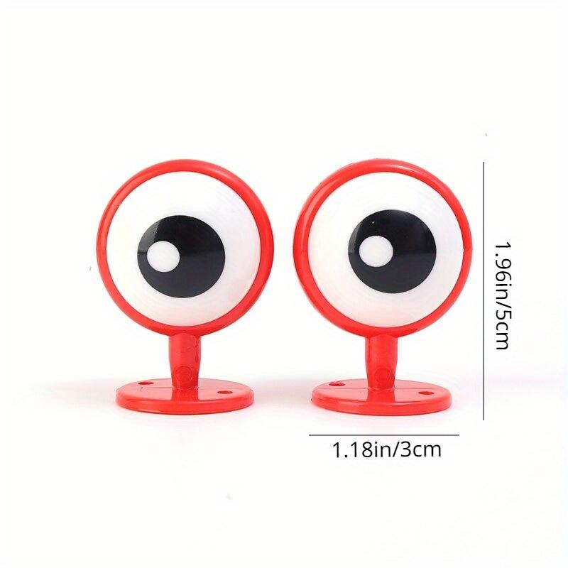 Motorcycle Riding Helmet Paste Decorative Accessories, Cool Cute Cartoon Eye Shaped Helmet Decoration, Motociclista Accesorios
