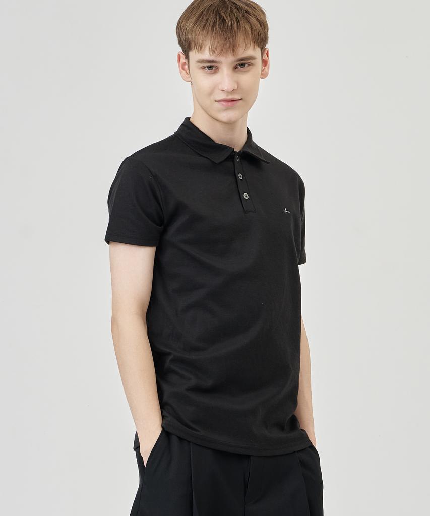 THE-ABON Bean Basic Polo Shirt Sky Blue