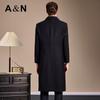 Antonio Men's Gabardine Worsted Business Trench Coat