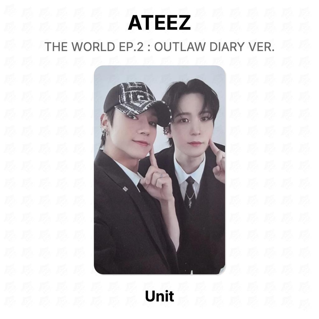 ATEEZ DIE WELT EP.2 : OUTLAW DIARY VER. Offizielle Fotokarte