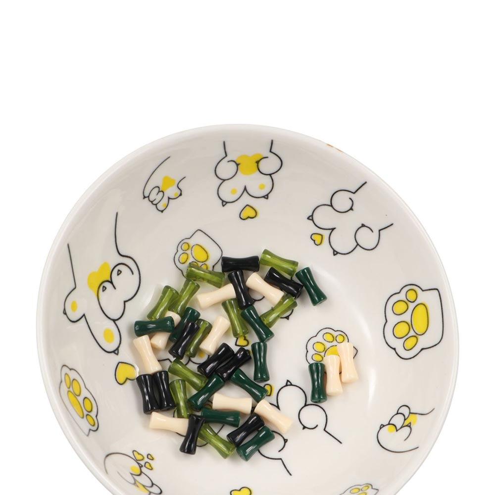 10pcs/Bag Loose Beads Bamboo Shape Beads Jewelry Making Acrylic Beads Earring Lampwork Beads Gift