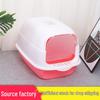 Extra-Large Odor-Proof Flip-Top Cat Litter Box