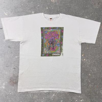 2000s Brian Jonestown Massacre Psychedelic Band Tee White | Large