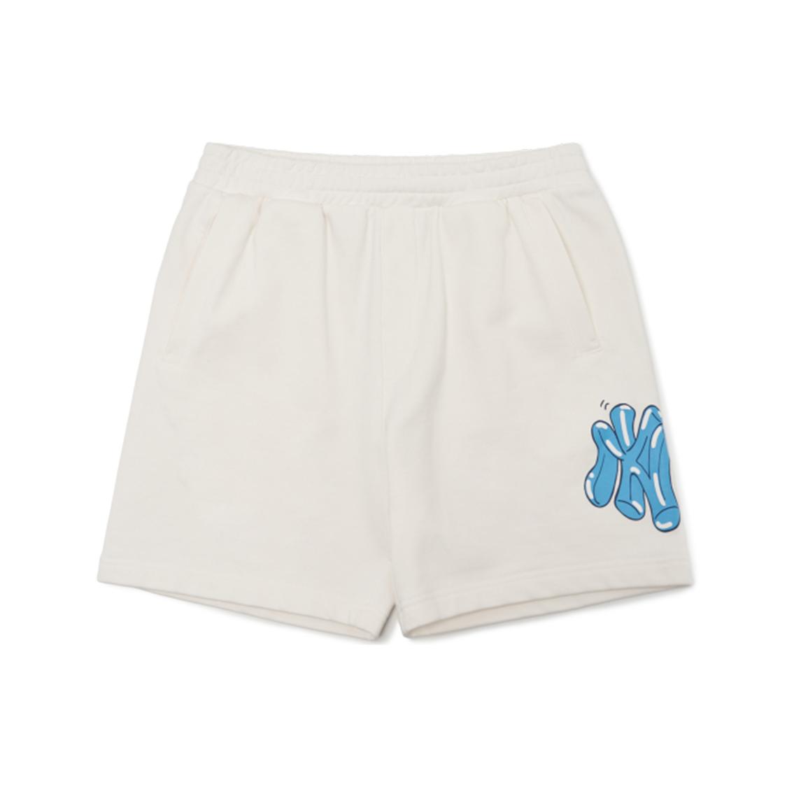 

New MLB LIKE Shorts Unisex Ivory White 3ASPL0123-50IVS XL