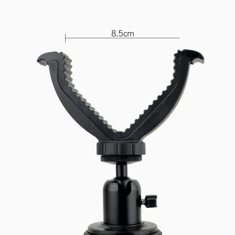 Aluminum Rest Tripod Durable Adjustable Height Rifle 360 Degree Rotation V Yoke Stand Portable Construction For Target Shooting