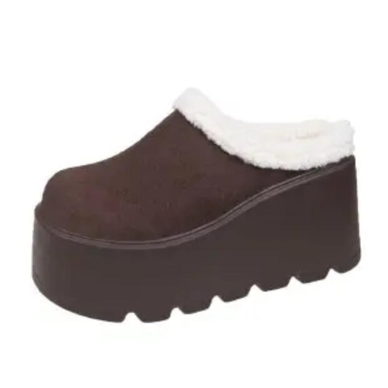 Dámské pantofle na vysoké platformě 7CM Klínky Bling Boty Žena Venkovní Kožené Ležérní Robustní Tenisky Letní Prodyšné Síťované Pantofle