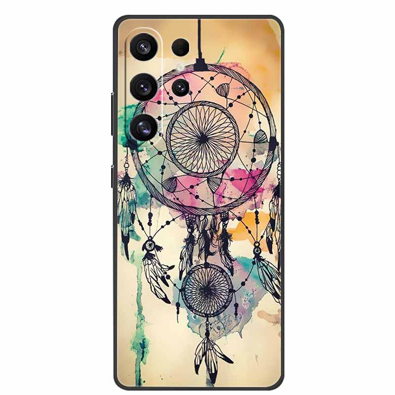 For Samsung Galaxy S26 Ultra Case Bumper Starry Sky Soft Silicone TPU Back Cover for Samsung S26 Ultra Phone Case Cute Cat Cover