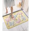 Italian Bathroom Floor Mat, Diatom Mud Quick-drying Foot Mat, Toilet, Toilet, Toilet Door Mat, Absorbent Non-slip Carpet