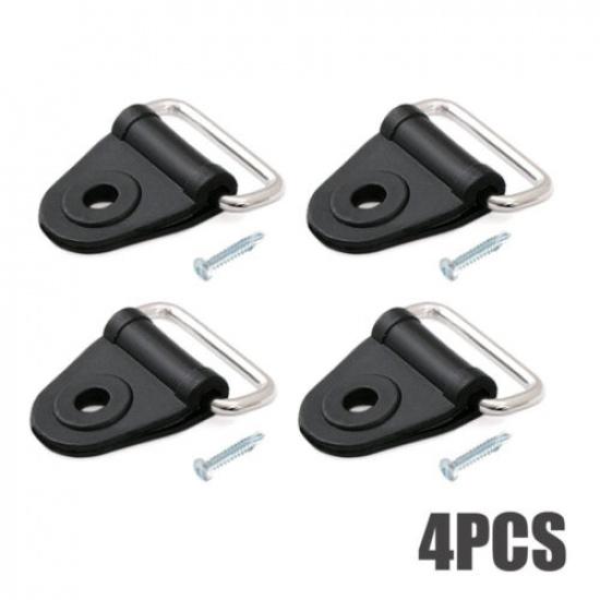 4x Car Trunk Boot Floor Cargo Net Tie Down Hook Ring Loop Hanging Holder Fixings