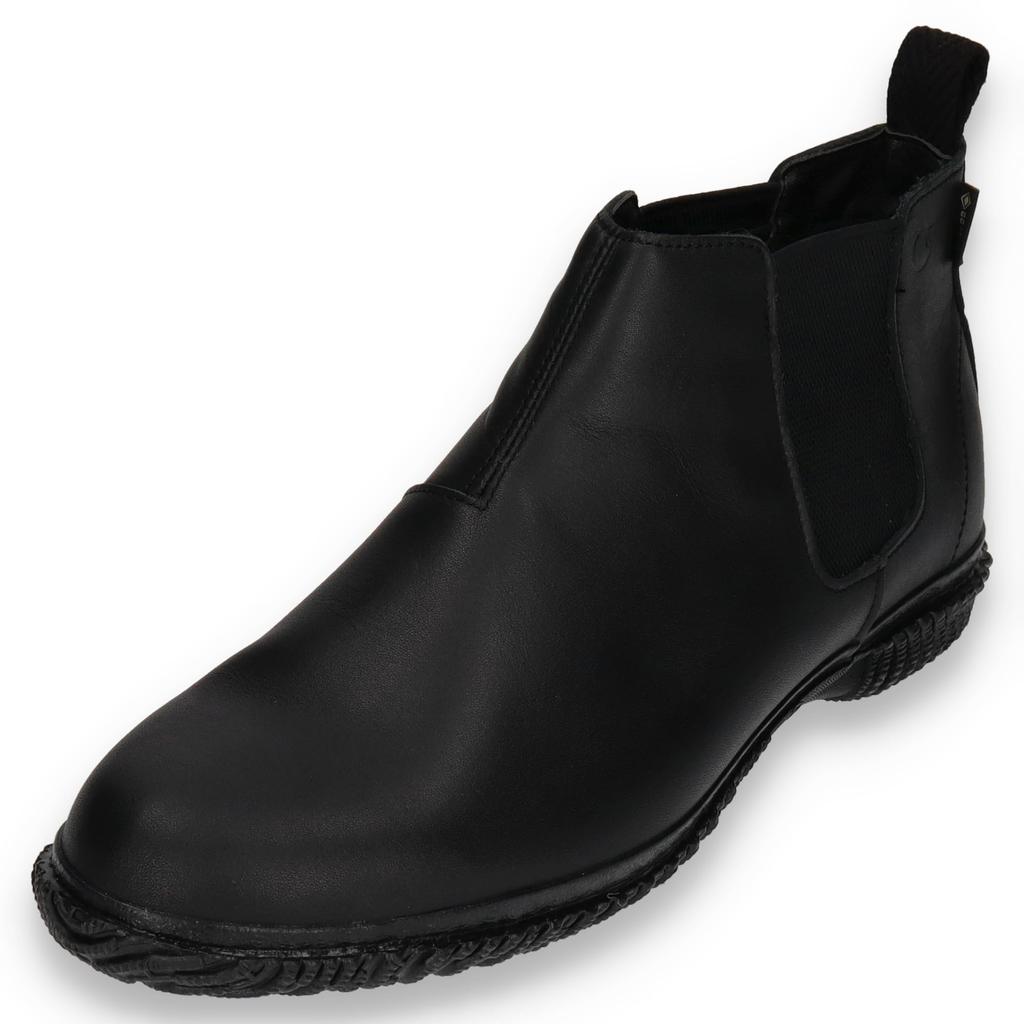Spingle SP-6603 Men's Gore-Tex Waterproof Business Sneakers, Black, Size L (26.5cm)